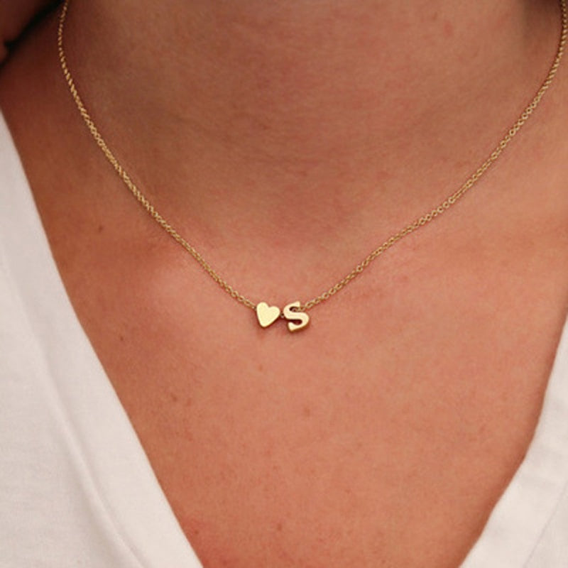 Cute on sale initial necklace