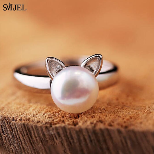 Silver Color Cat Necklace